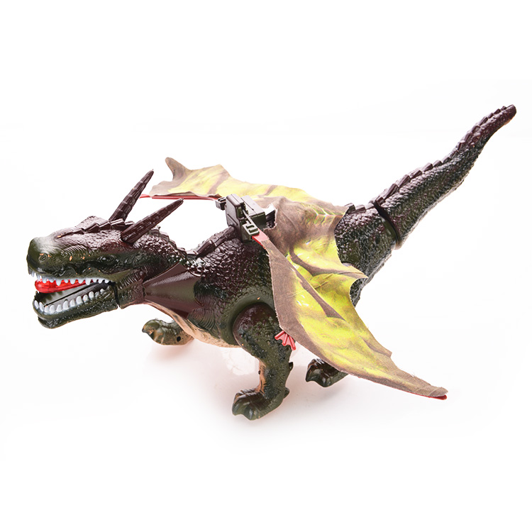 电动火龙翼龙恐龙宝贝正品大号仿真带翅膀会走路电动恐龙玩具礼物