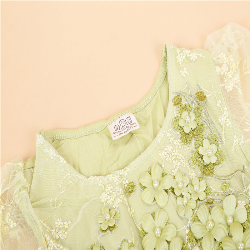 丹尼熊2017夏装新款女童连衣裙儿童公主裙